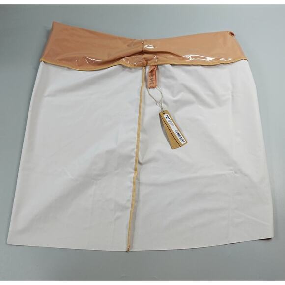 Skims Swim Mini Skirt Women 2X Ochre Textured Bikini Story Sarong Cover Up Beach - Picture 14 of 15